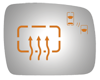 SIDE VIEW MIRROR HEATED W BLIND SPOT